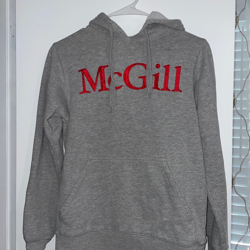 McGill grey sweatshirt in size xs